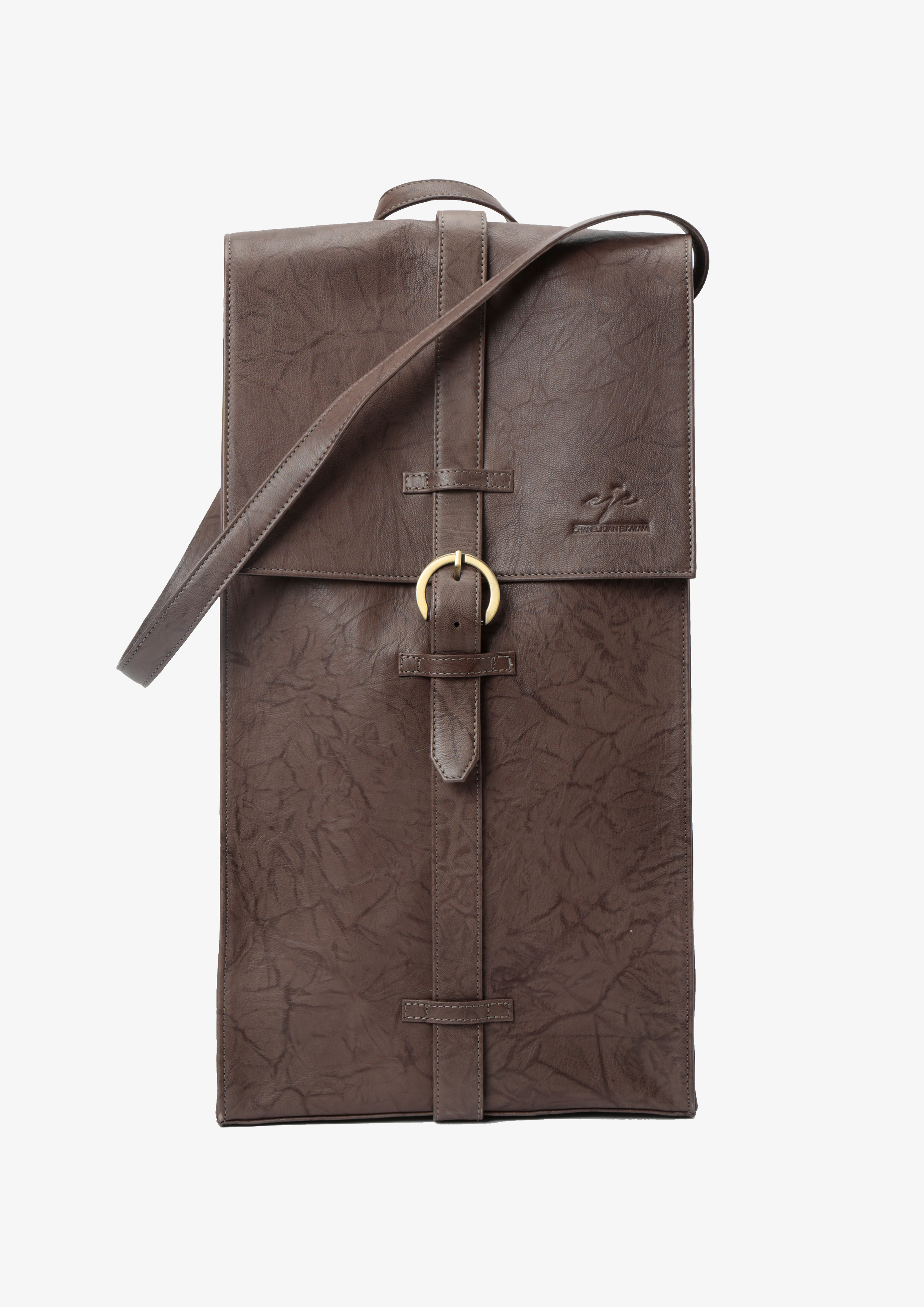 LONG LEATHER SHOULDER BAG